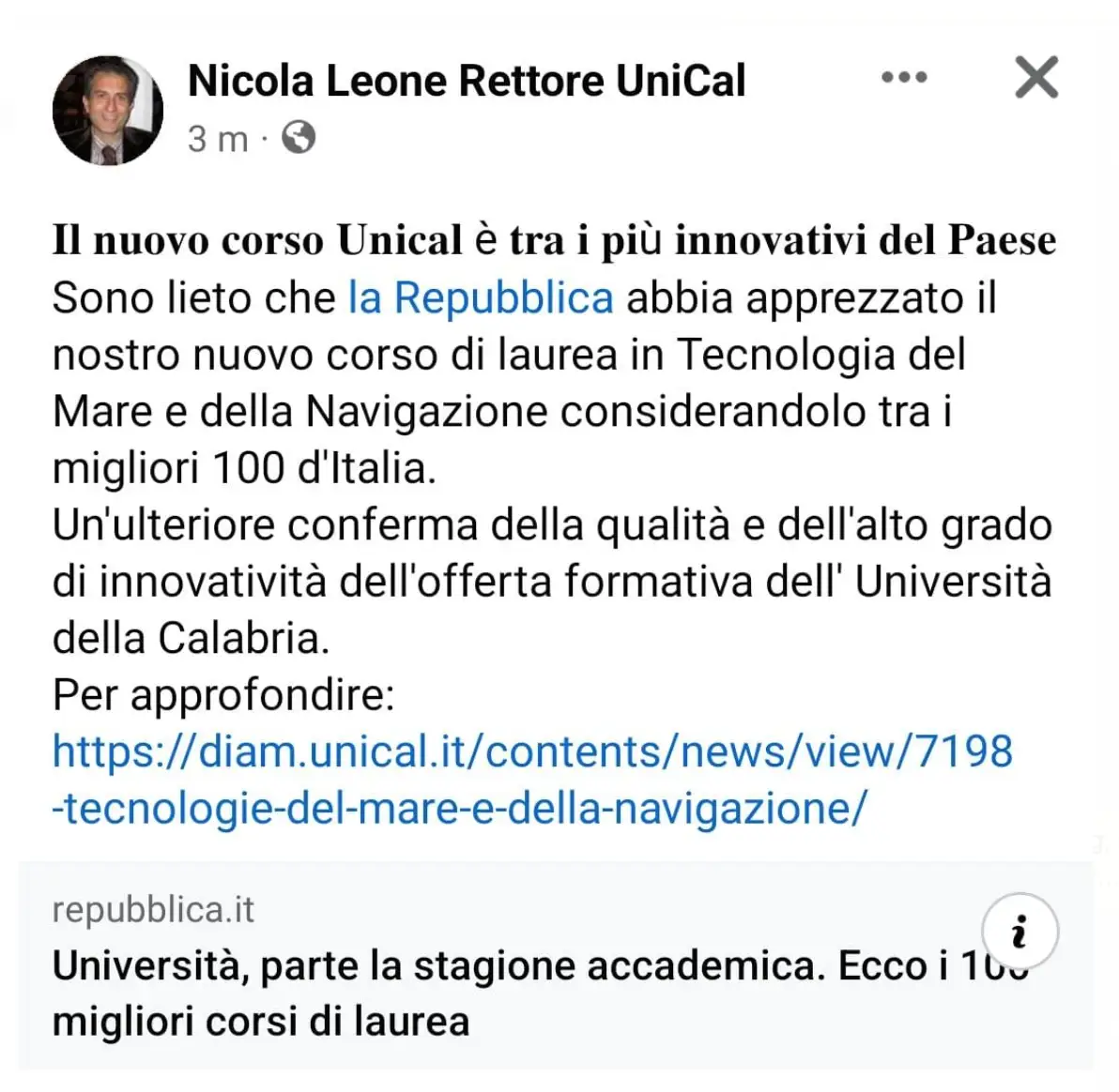 diam tecnologie del mare, ingegneria dell'ambiente, corsi di laurea innovativi